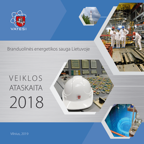 VATESI 2018 m. veiklos ataskaitos viršelis