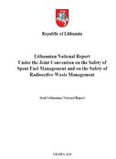 6th National Report Under the Joint Convention on the Safety of Spent Fuel Management and on the Safety of Radioactive Waste Management (2020)